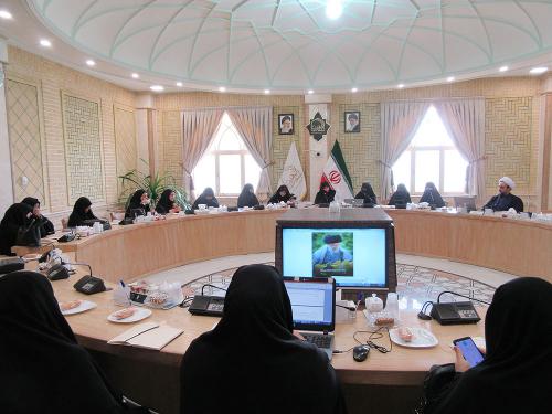 جلسه کمیته امور بانوان کنگره شهدای استان قم