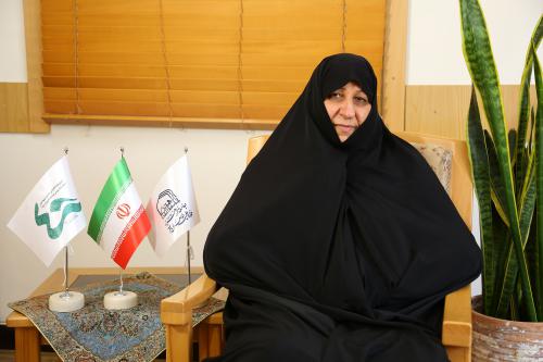 خانم برقعی مدیر جامعه الزهرا (2)