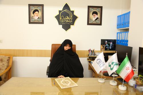 خانم برقعی مدیر جامعه الزهرا (10)