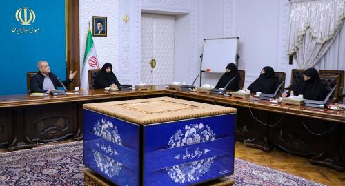 دیدار مدیر جامعه الزهرا با رئیس جمهور